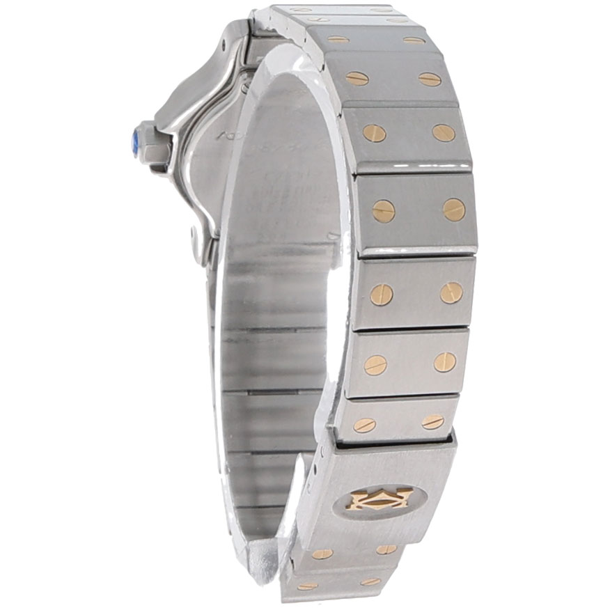 Cartier Santos Octagon Ref 187903 Steel/Gold18K Quarz 1990's Vintage Watch