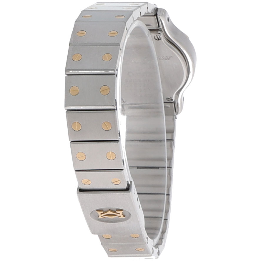 Cartier Santos Octagon Ref 187903 Steel/Gold18K Quarz 1990's Vintage Watch