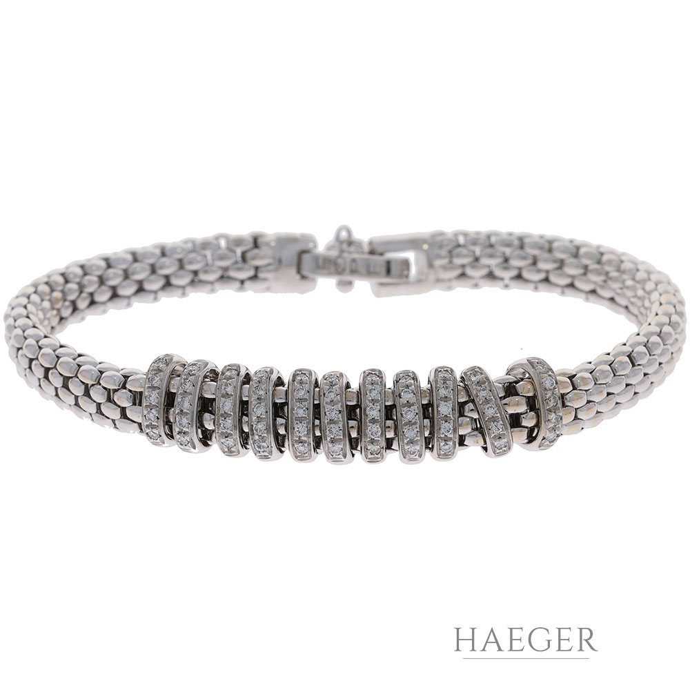 Fope Armband Weissgold mit 0,5ct Diamanten