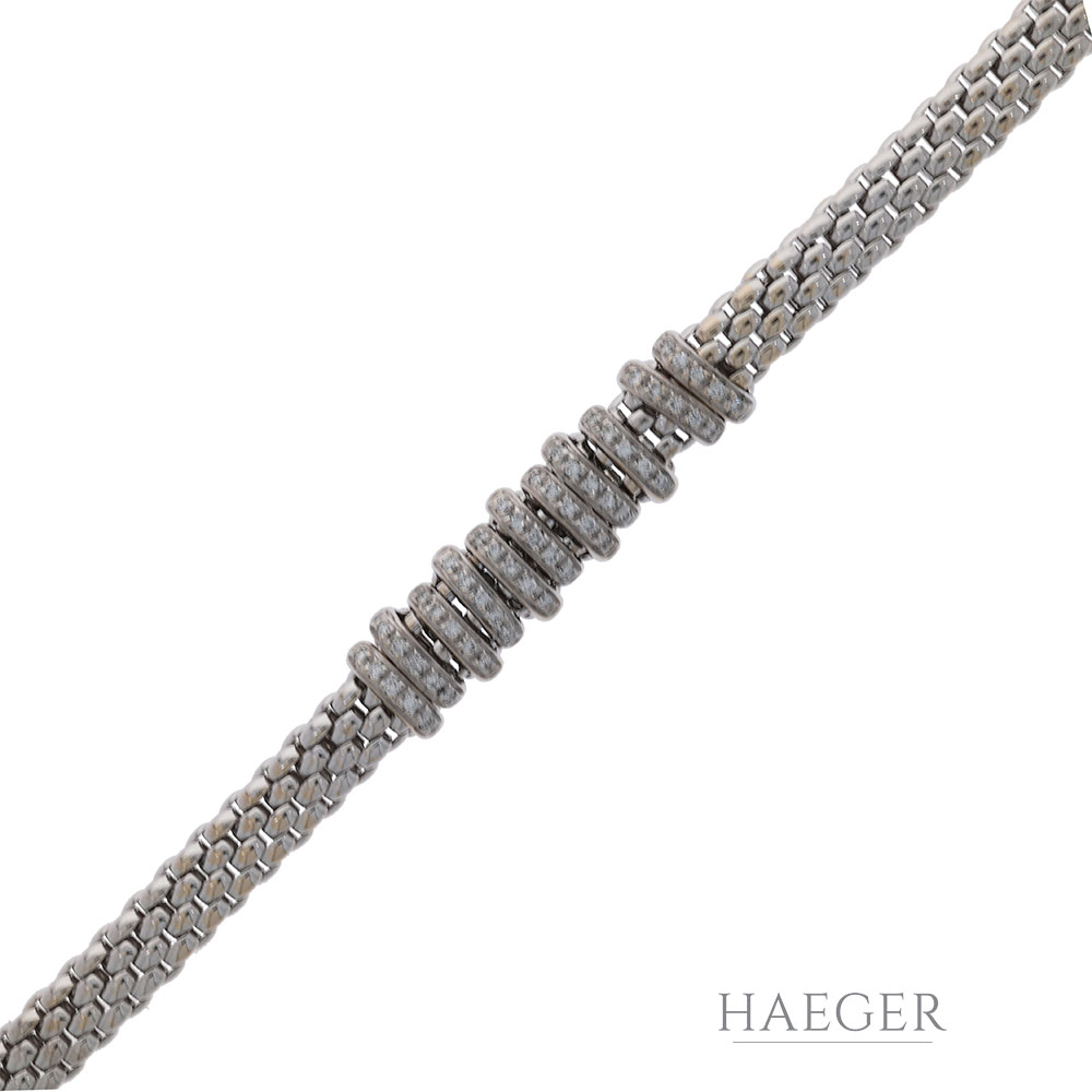 Fope Armband Weissgold mit 0,5ct Diamanten