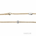 Fope Ekatiny Collier 43cm Gelbgold mit 0,2ct Diamanten Vorschau