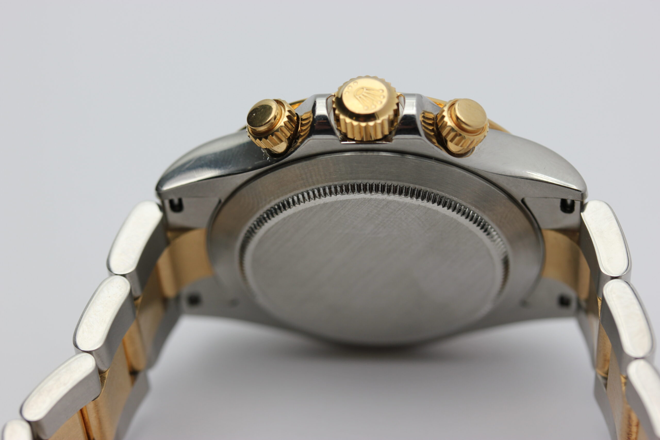 Rolex Daytona 116523 Gelbgold Edelstahl 2003 Original Box