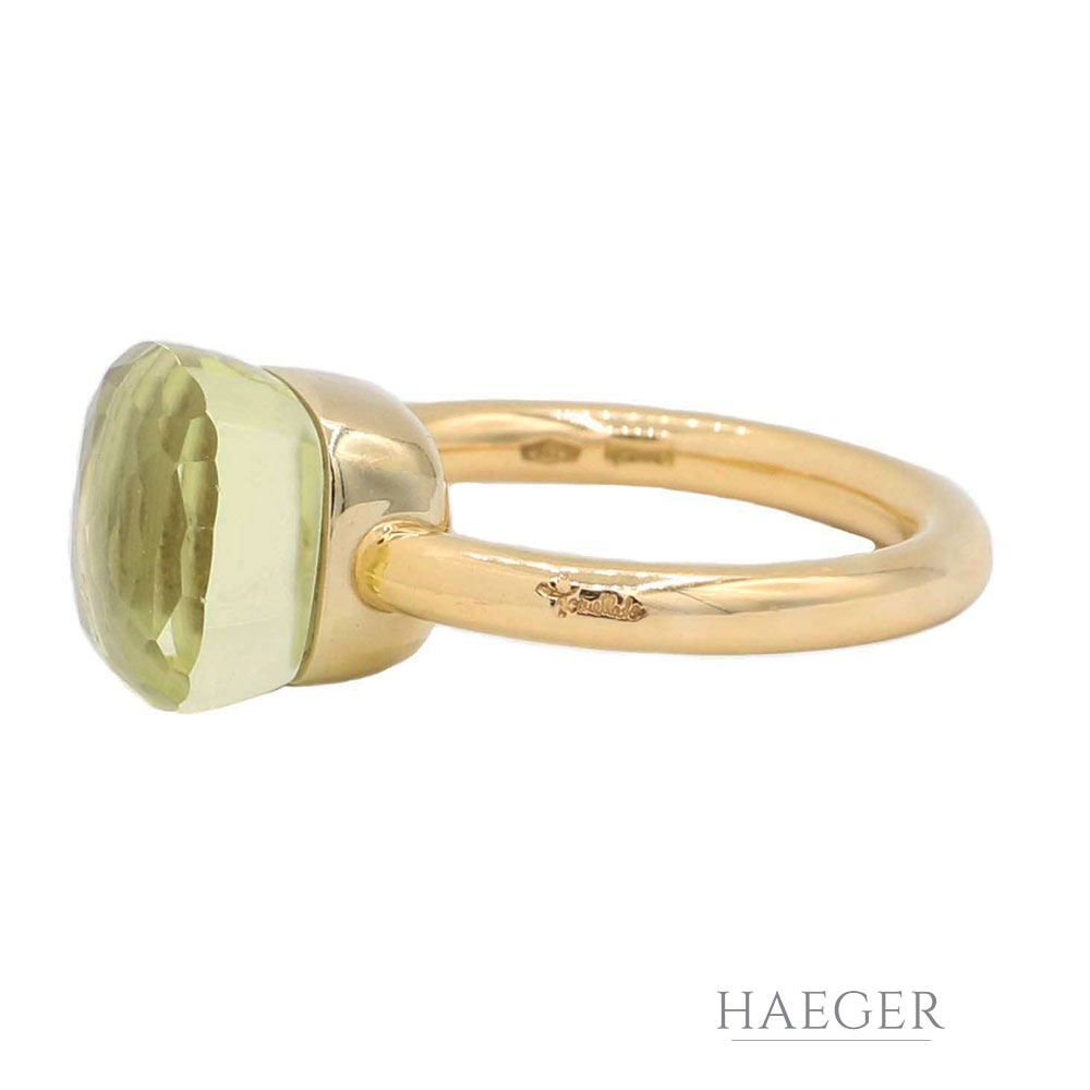 Pomellato Nudo Ring Gelbgold mit Lemon Citrin