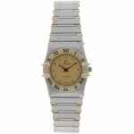 Omega Constellation Ladies Gold Damenuhr Mini Steel/Gold 18K Quarz ca. 1990 Vintage Watch Vorschau