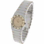 Omega Constellation Ladies Gold Damenuhr Mini Steel/Gold 18K Quarz ca. 1990 Vintage Watch Vorschau