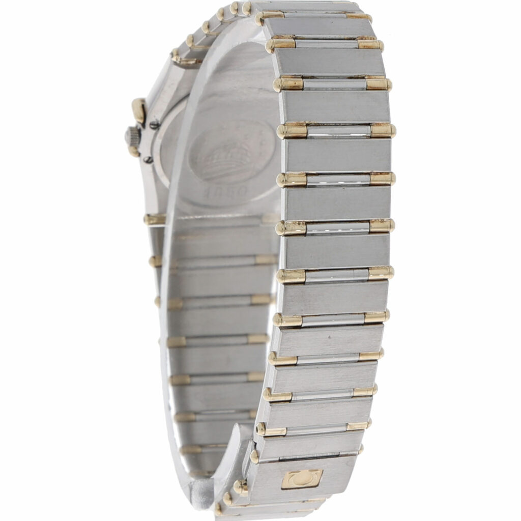 Omega Constellation Ladies Gold Damenuhr Mini Steel/Gold 18K Quarz ca. 1990 Vintage Watch