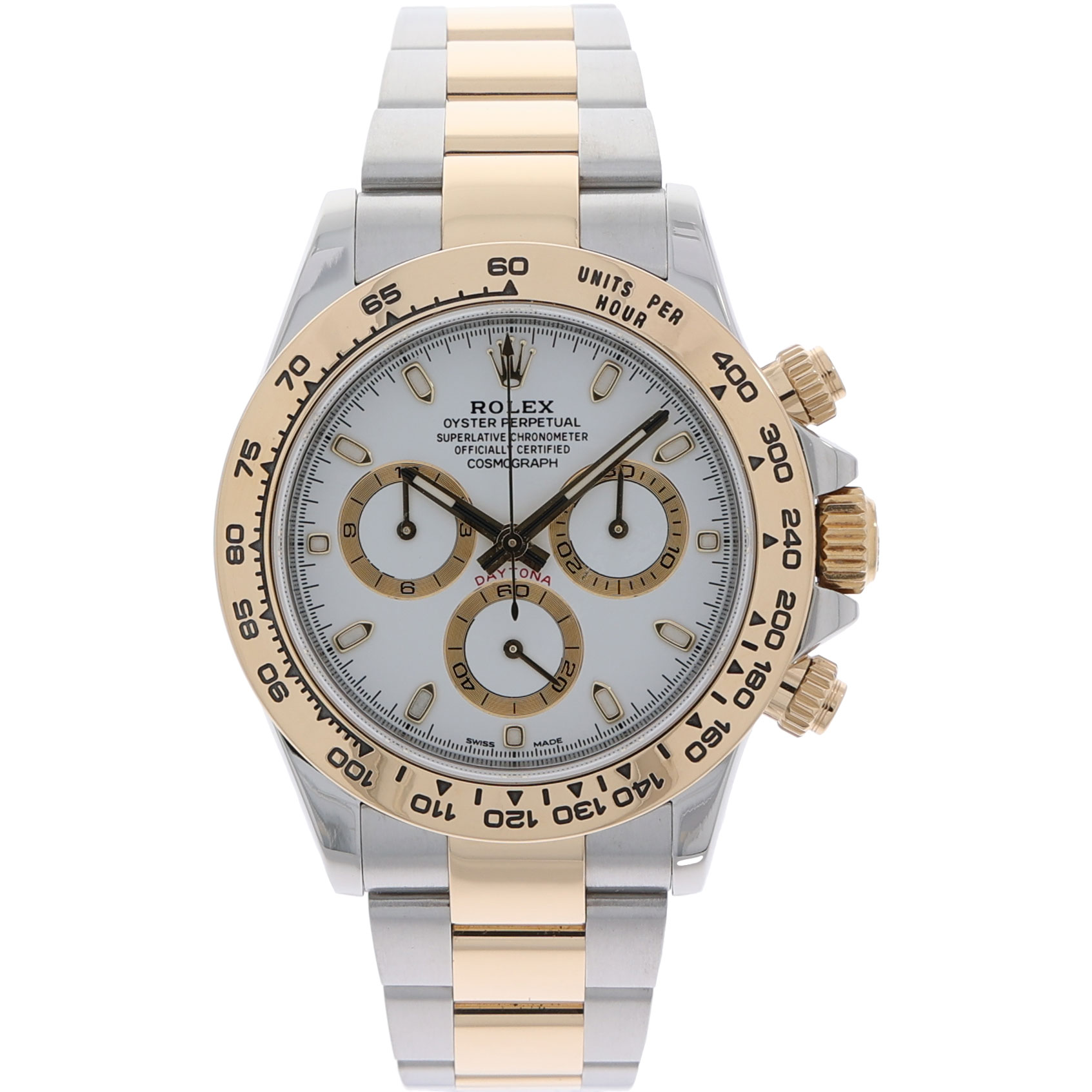Rolex Daytona Refernce 116503 Steel/Gold 18K white dial Full ste 2017 LC100