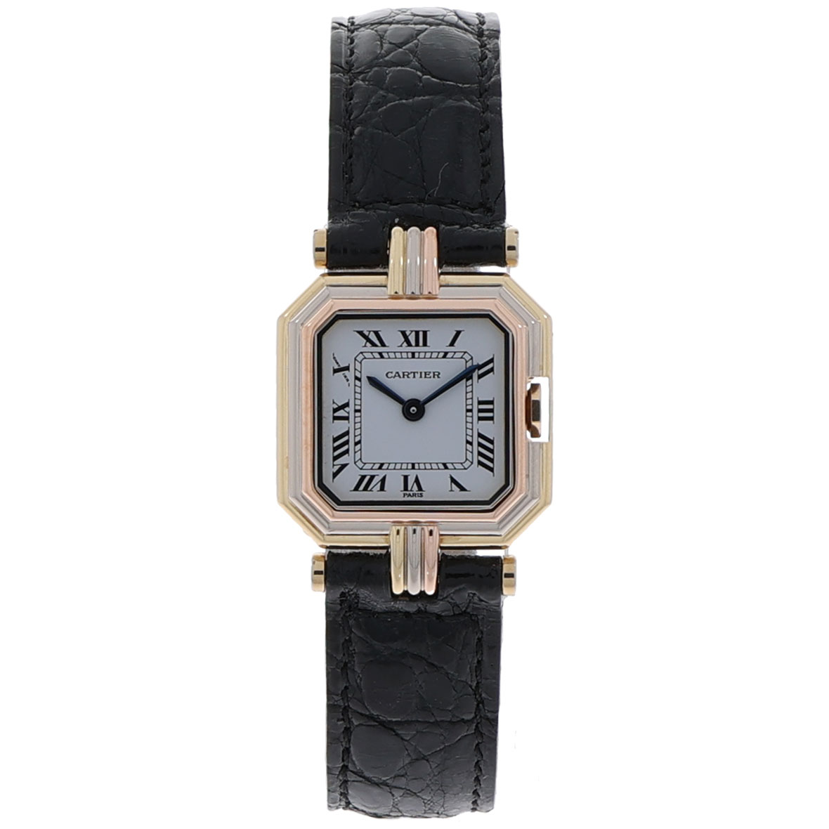 Cartier Trinity Ceinture Vintage-Uhr 18 Karat Gold