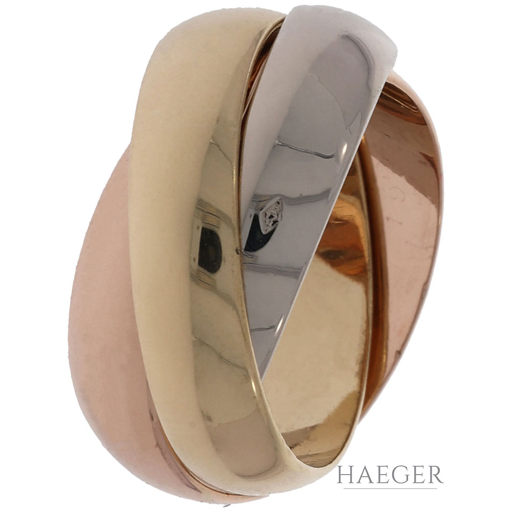 Cartier Trinity Ring in 750er Gelb- Weiss- & Roségold