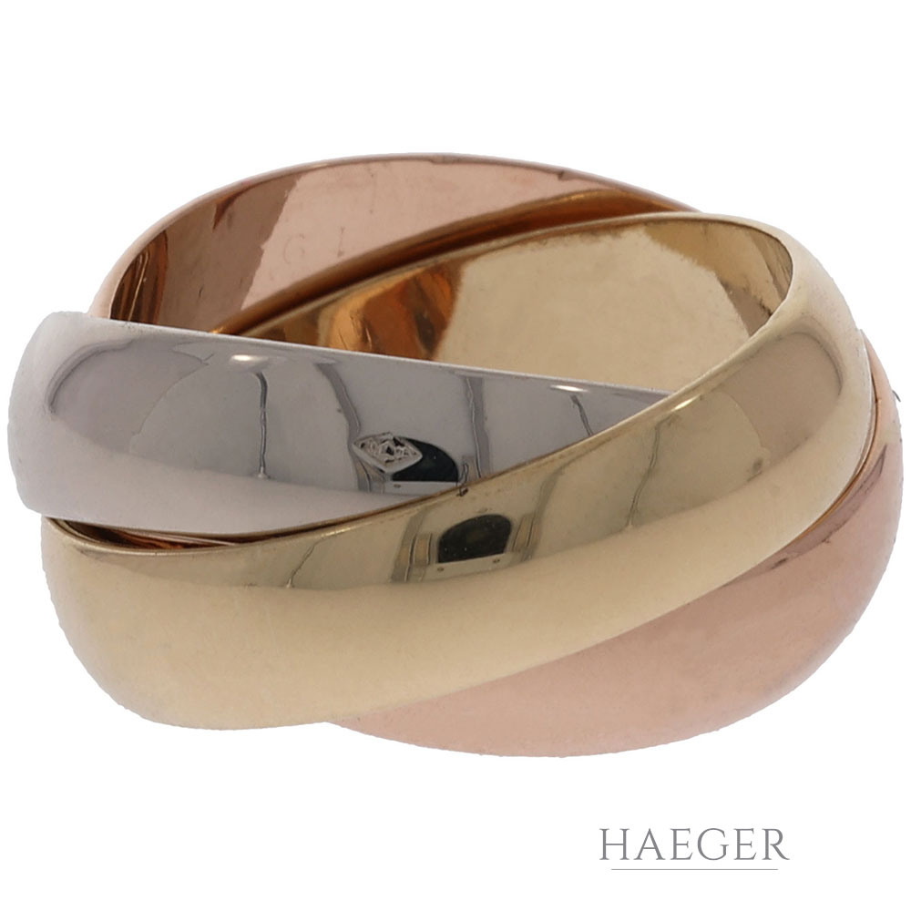 Cartier Trinity Ring in 750er Gelb- Weiss- & Roségold