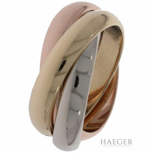 Cartier Trinity Ring Gr.46 Mehrfarbiges Gold 18 karat