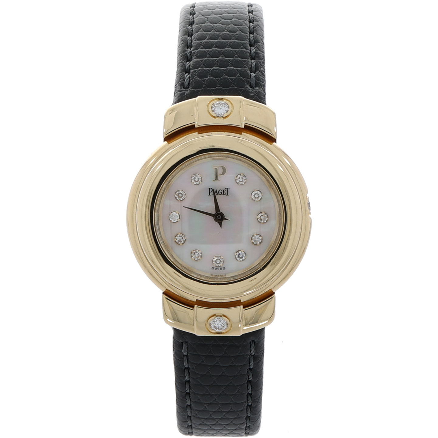 Piaget Lady Ref 20102 Gold 18K Mother of Pearl Diamonds Quarz ca. 1980
