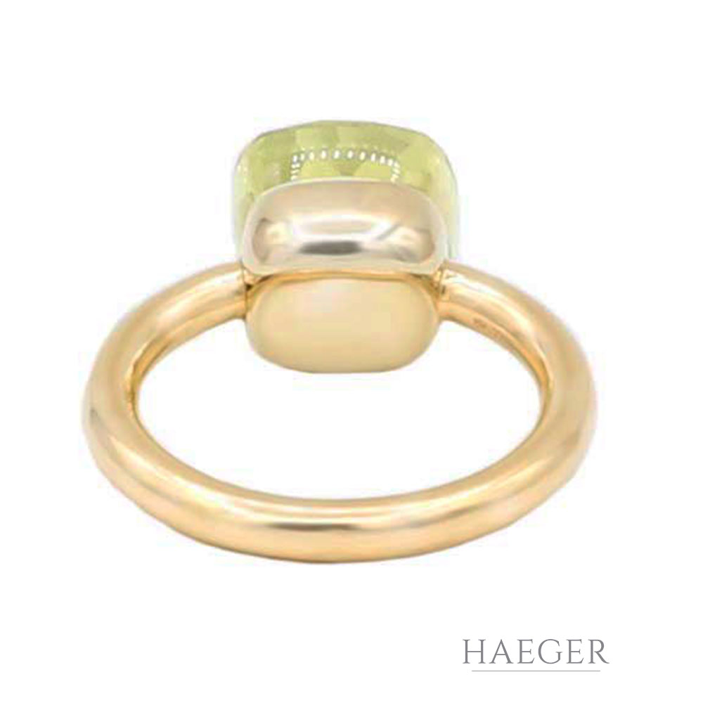 Pomellato Nudo Ring Gelbgold mit Lemon Citrin