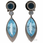 Wempe Ohrhaenger Weissgold mit Topase und Diamanten Vorschau