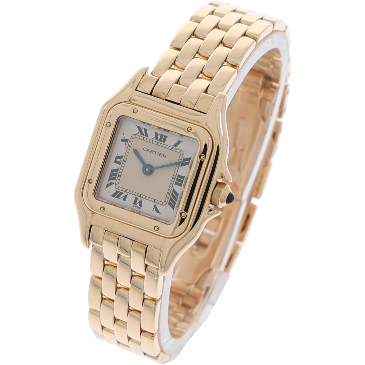 Cartier Panthère Mini 22mm Gelbgold 18 karat champagne dial