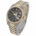 Rolex Datejust 36 edelstahl gold jubilee Band und schwarzes Ziffernblatt Vorschau