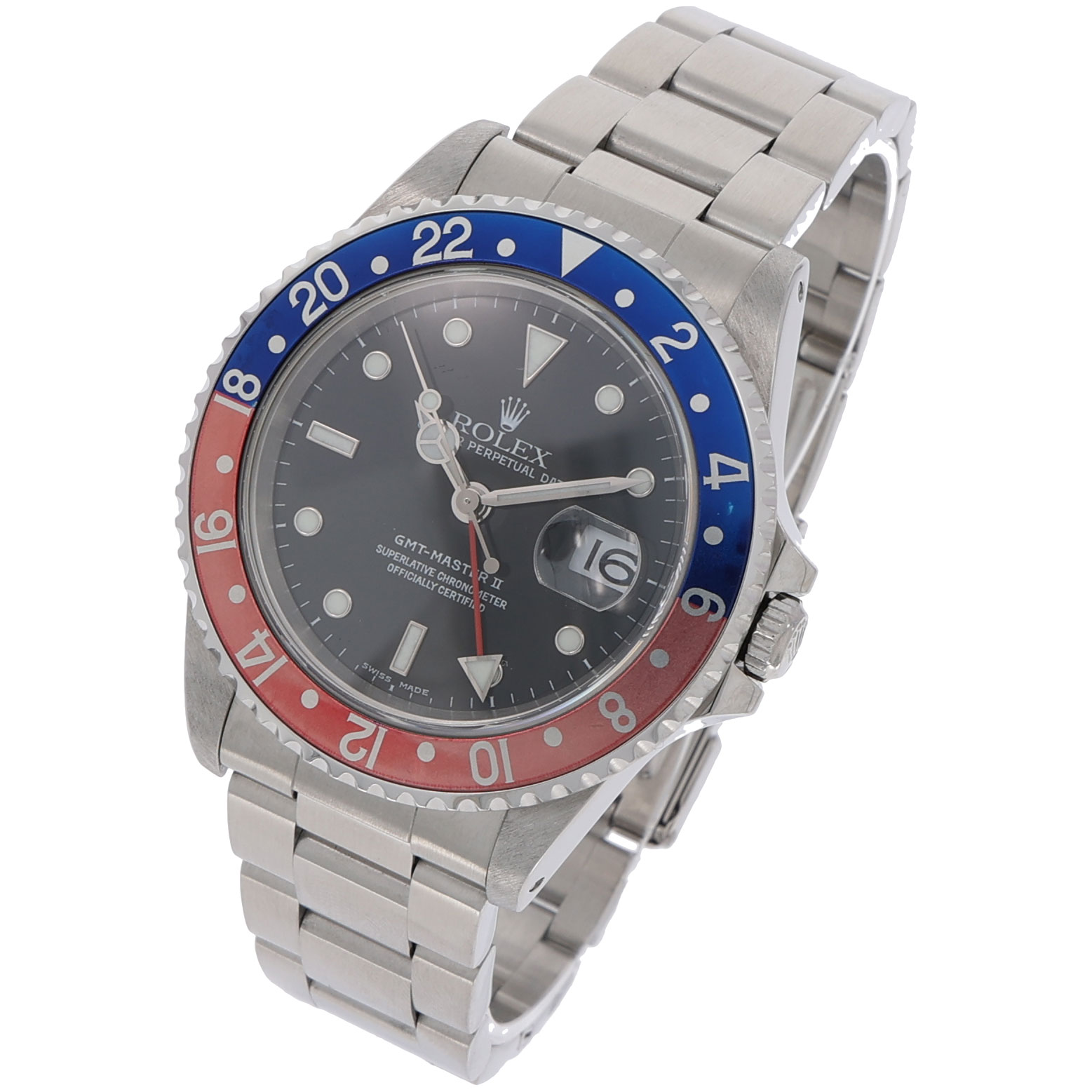 Rolex GMT-Master II Pepsi Ref. 16710T 40 mm Edelstahlgehäuse Automatik Armbanduhr