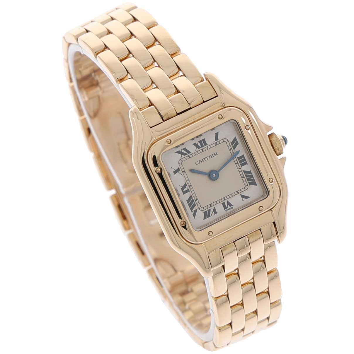 Cartier Panthère Mini 22mm Gelbgold 18 karat champagne dial