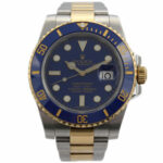 rolex submariner date stahl gold blaues ziffernblatt mit box und papieren Vorschau
