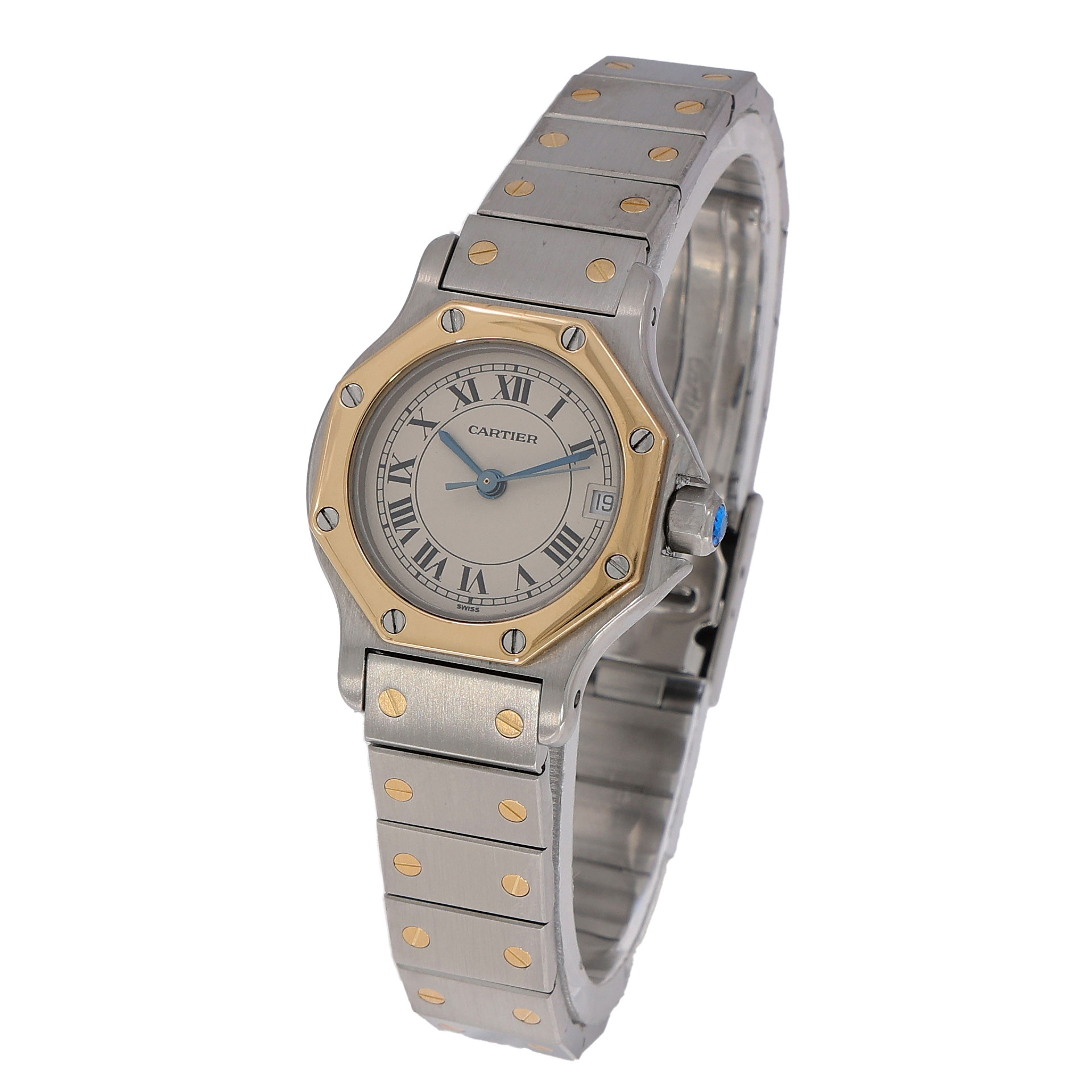 Cartier Santos Octagon Vintage Uhr