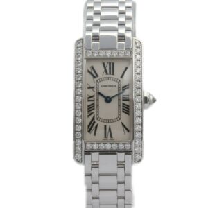 Cartier Tank Américaine Diamanten - Diamonds - 18ct. Weißgold