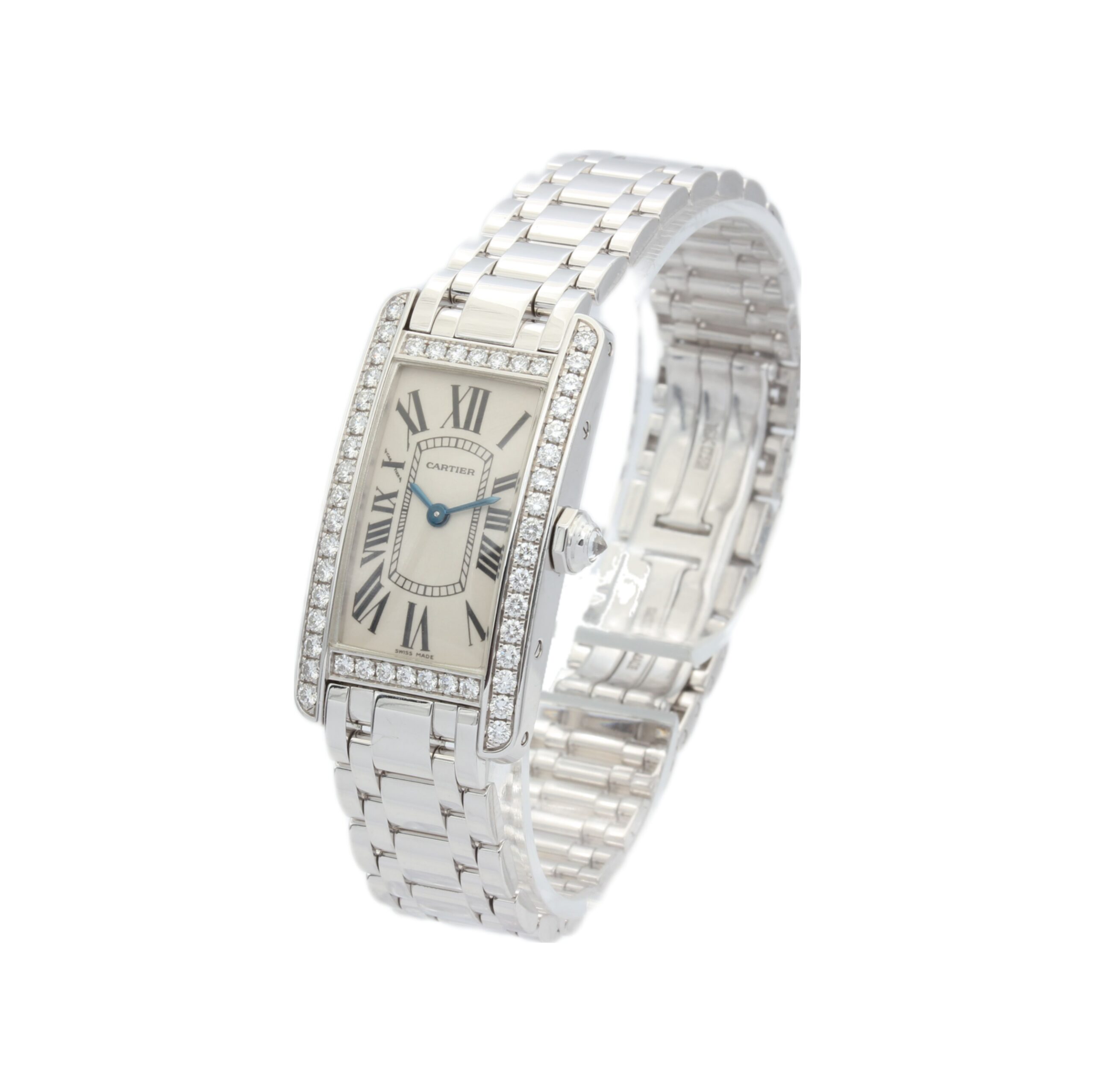 Cartier Tank Américaine Diamanten – Diamonds – 18ct. Weißgold - Bild 2