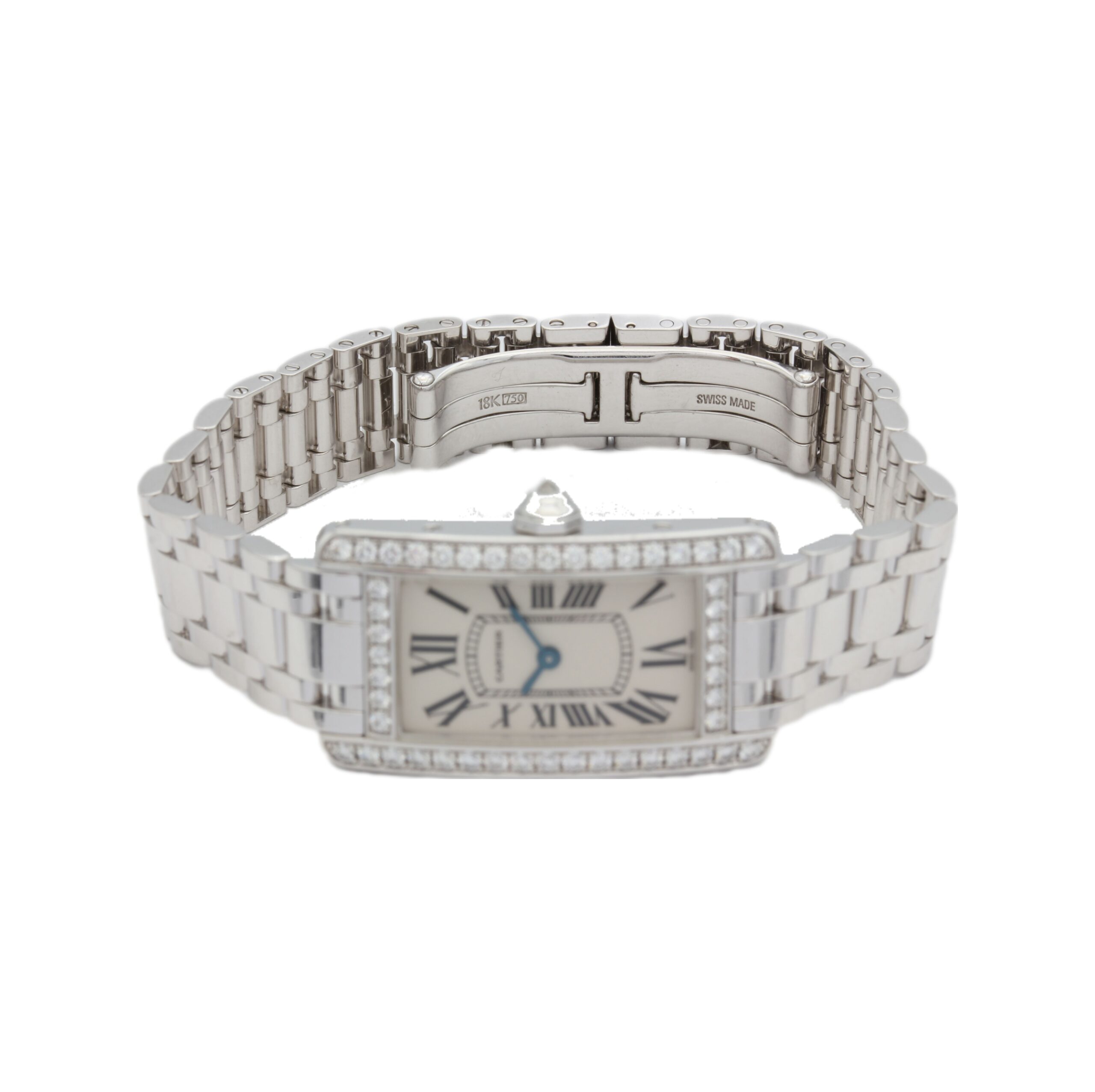Cartier Tank Américaine Diamanten – Diamonds – 18ct. Weißgold - Bild 4