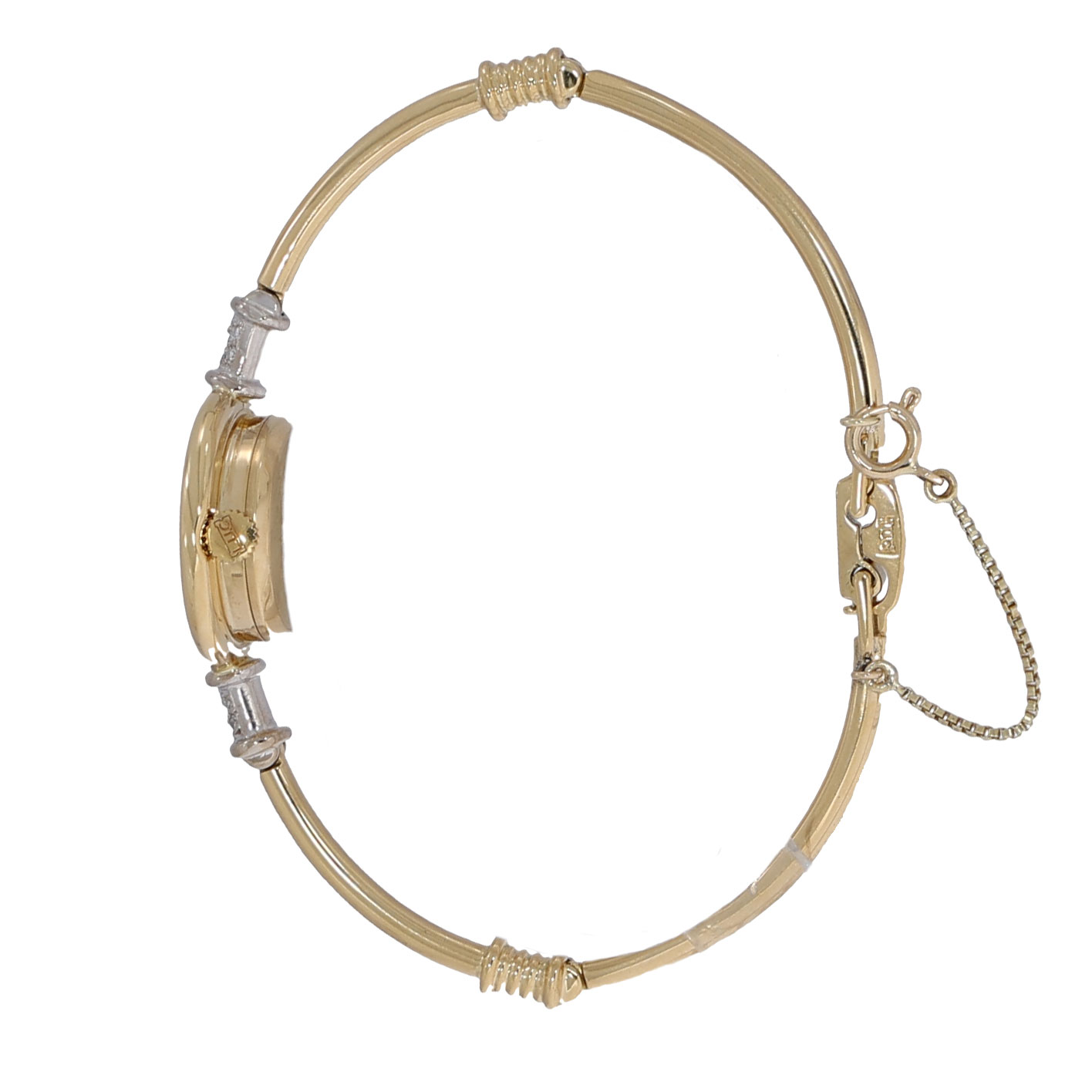 chopard cocktailwatch gelbgold mit diamanten
