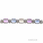 Diamant Saphir Amethyst Citrin Armband Weissgold Vorschau