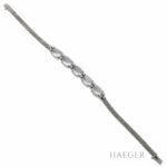 Mondstein Armband 17,5 cm Weißgold mit Diamanten Vorschau
