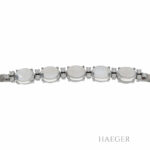 Mondstein Armband 17,5 cm Weißgold mit Diamanten Vorschau