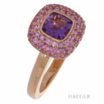 Al Coro Amethyst Ring Roségold Groesse 55 Vorschau