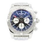 Breitling Chronomat 44 Herrenuhr blaues Ziffernblatt Vorschau