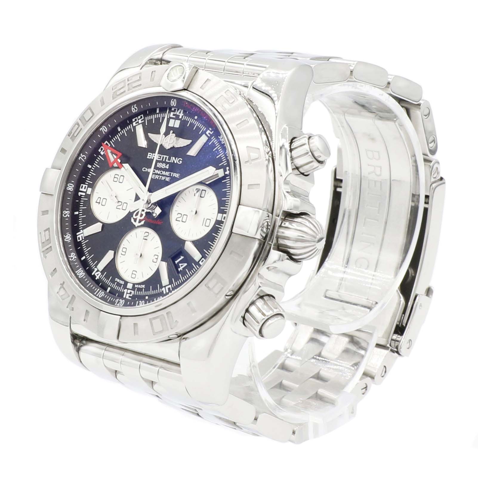 Breitling Chronomat 44 Herrenuhr blaues Ziffernblatt