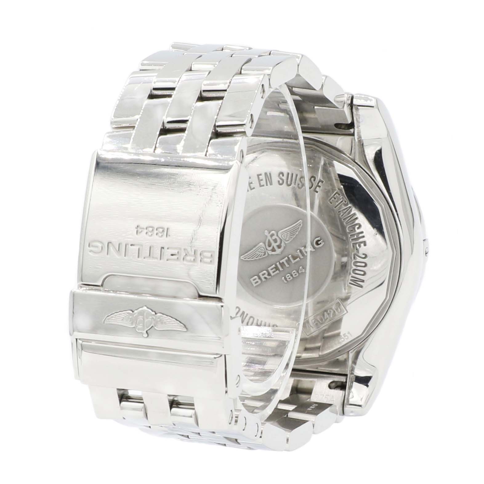 Breitling Chronomat 44 Herrenuhr blaues Ziffernblatt