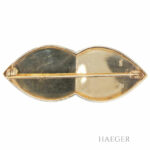 Granat Brosche Gelbgold 585 / 14 Karat Vorschau