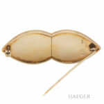 Granat Brosche Gelbgold 585 / 14 Karat Vorschau