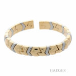 Bulgari Armreif 17,5 cm Edelstahl Gelbgold 750/ 18 Karat Vorschau