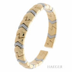 Bulgari Armreif 17,5 cm Edelstahl Gelbgold 750/ 18 Karat Vorschau
