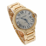 Cartier Ballon Bleu 36mm Ref. WGBB0011 3002 Gold 18K silver dial Gold Band ca. 2010 Service Vorschau
