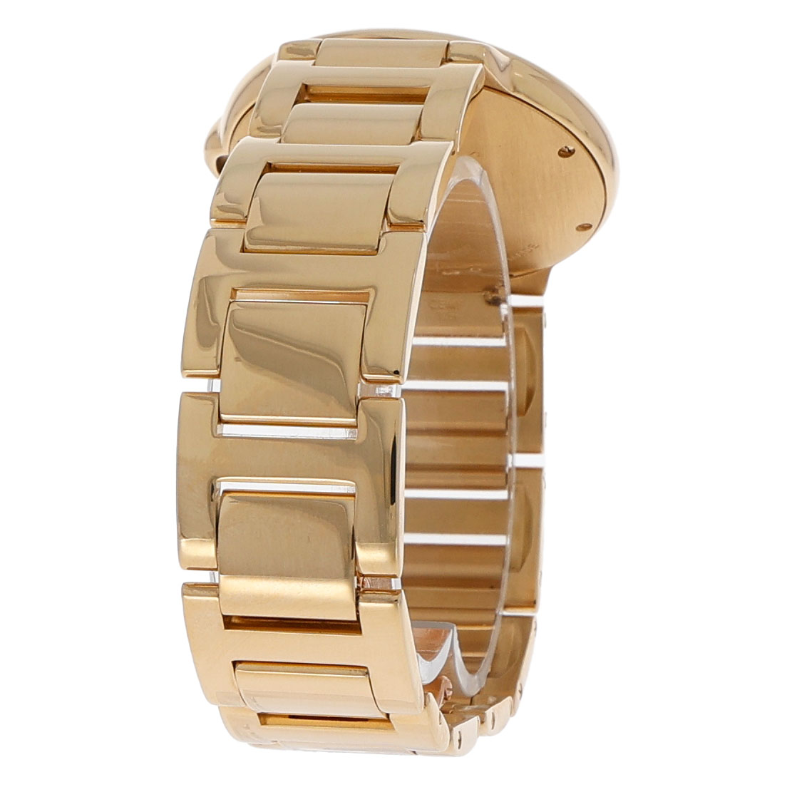 Cartier Ballon Bleu 36mm Ref. WGBB0011 3002 Gold 18K silver dial Gold Band ca. 2010 Service