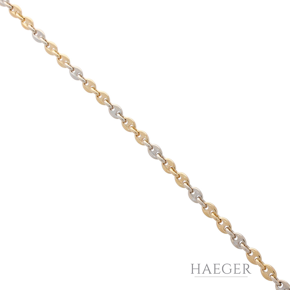 Cartier Armband 18,5 cm Gelb und Weissgold
