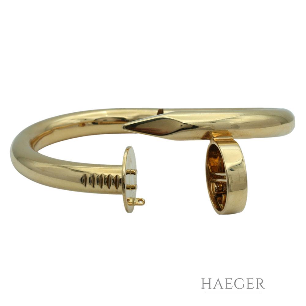 Cartier juste un clou Armreifen Gelbgold grösse 17