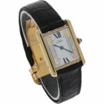 Cartier Tank Vermeil Ref. 590005 Argent 925 Quarz full Service 2024 - Bild 3 Vorschau