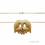 Fries Arauner Kette 60cm Gelbgold 750 / 18K mit Diamanten und Rubin Vorschau