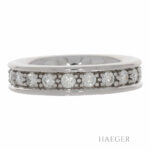 Diamant memorie Ring Weissgold Vorschau