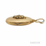 Medaillon Gelb, Roségold 585 / 14 Karat mit Diamanten - Bild 3 Vorschau