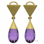 Ohrringe haenger Amethyst tropfen Vorschau