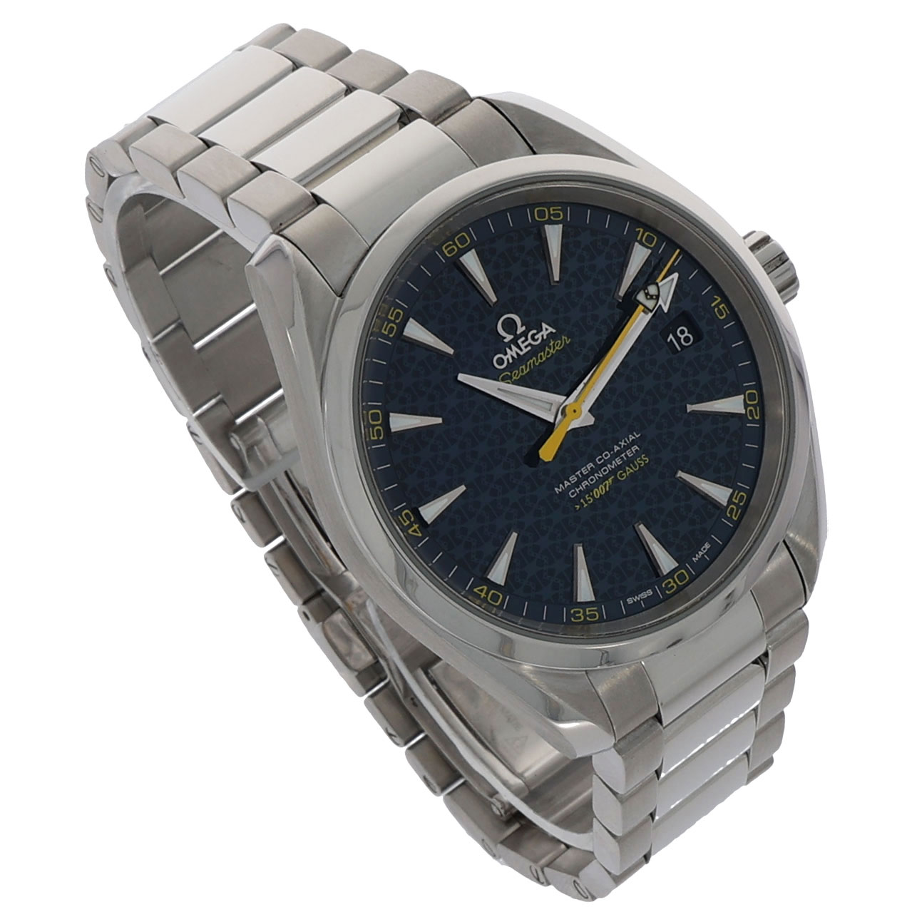Omega Seamaster Aqua Terra Spectre 007 Ref. 231.10.42.21.03.004 Co Axial Steel blue dial