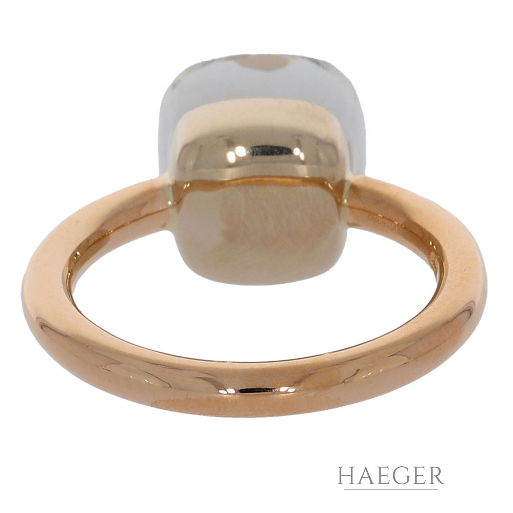 Pomellato Nudo Ring Rosegold Groesse 53 mit Bergkristall